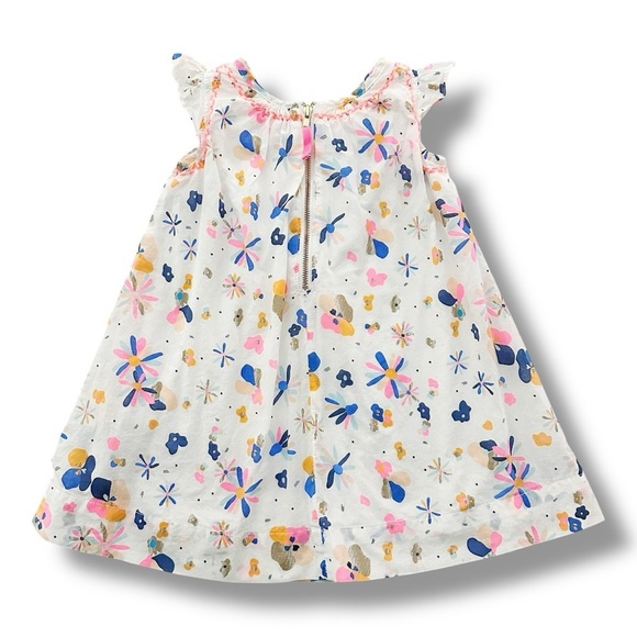 Egg by Susan Lazar | Pintucked Floral Baby Dress (12 mos) - Picture 2 of 7
